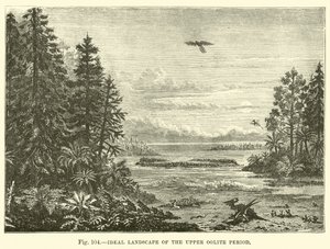 Ideal Landscape of the Upper Oolite Period  af English School