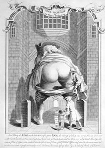 Idol-tilbedelse eller vejen til præference, 1740 af English School