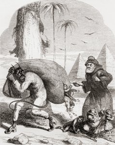 Illustration efter George Cruikshank til digtet 