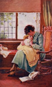 Illustration til A World of Girls af L T Meade (farve litho) af English School