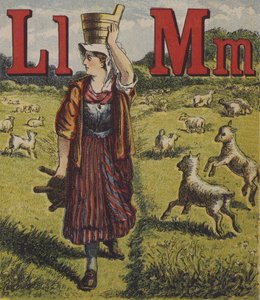 Illustration til John Bulls Farm Alphabet af English School