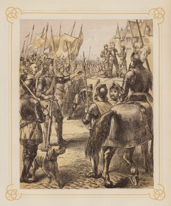 Illustration til John Bunyans Holy War (litografi) af English School