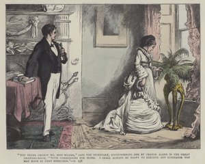 Illustration til vores fælles ven (farvet gravering) af English School