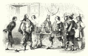 Illustration til Barberen i Sevilla af Rossini (gravering) af English School