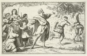 Illustration til The Pilgrims Progress af John Bunyan af English School