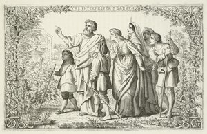 Illustration til The Pilgrims Progress af John Bunyan af English School