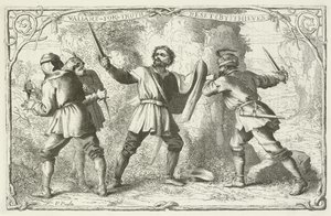 Illustration til The Pilgrims Progress af John Bunyan af English School