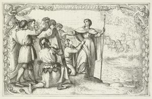 Illustration til The Pilgrims Progress af John Bunyan af English School