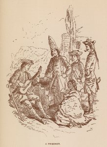 Illustration til The Virginians af Thackeray (litografi) af English School