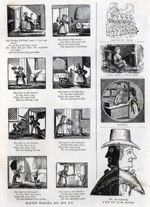 Illustrationer fra bedstefars billedbog, ca. 1875 af English School