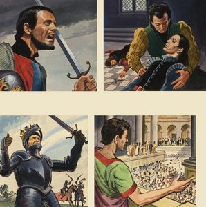 Billeder fra Shakespeare af English School