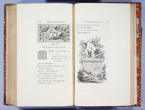 I Cassium Severum, fra Quintus Horatius Flacis værker, trykt af John Pine, 1733-7 af English School