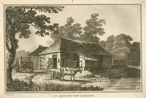 In den Kensington Gardens, London von English School