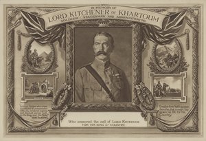 Til minde om Lord Kitchener af Khartoum af English School