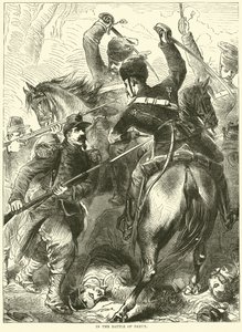 I slaget ved Dreux, november 1870 af English School