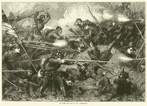 I slaget ved St. Quentin, januar 1871 af English School