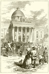 Indvielse af Jefferson Davis af English School