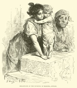 Einwohner des Vororts Marcena, Sevilla