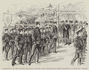 Inspektion der London Diocesan Church Lads