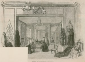Interiør af Jays Mourning Establishment, Regent Street, London af English School