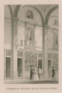 Interiør af Lowther Arcade af English School