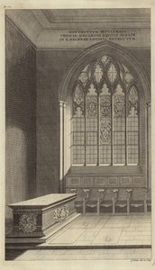 Interiør af St Helens Bishopsgate af English School
