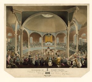 Innenraum der Surry Chapel von English School