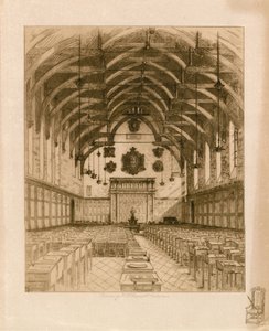Interiør af Westminster School af English School