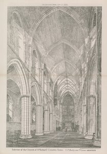Interiør af St Michael-kirken af English School