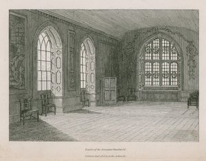 Det indre af Jerusalem-kammeret af English School