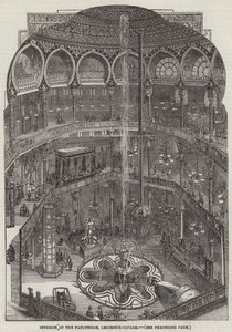 Interiør af Panopticon, Leicester-Square (gravering) af English School
