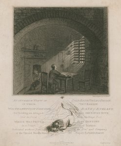 Indvendigt billede af Coldbath Fields Prison af English School