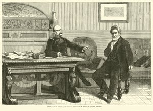 Interview mellem grev Bismarck og M Jules Favre, september 1870 af English School
