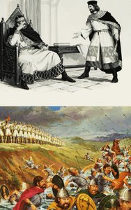 Invadere England; Massakren i Varaville af English School