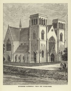 Inverness Cathedral, fra nordvest af English School