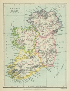 Irland (farvelitografi) af English School