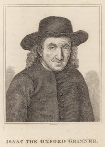 Isaac the Oxford Grinner af English School
