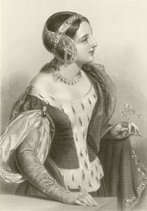 Isabella af Frankrig, dronning af kong Edward II af English School