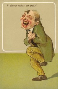 Det får mig næsten til at smile! (chromolitho) af English School