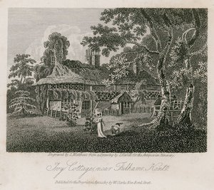 Ivy Cottage, nær Fulham, Kent af English School