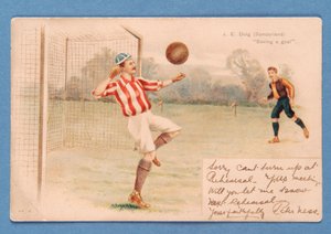 J.E. Doig (Sunderland) Redder et mål, af English School