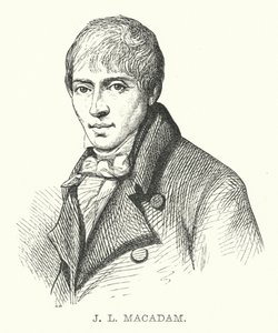 J L MacAdam (gravering) af English School