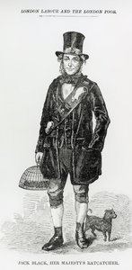Jack Black, Her Majestys Ratcatcher, ca. 1840 af English School