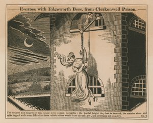 Jack Sheppard flygter med Edgeworth Bess fra Clerkenwell Prison af English School