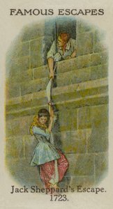 Jack Sheppards Escape, 1723 af English School