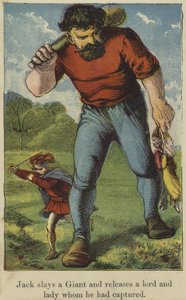 Jack dræber en kæmpe og løslader en herre og dame, som han havde fanget af English School