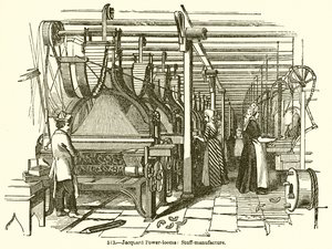 Jacquard Power-Looms: Stuff-Manufacture af English School