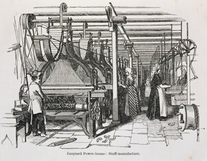 Jacquard Power Looms af English School