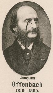Jacques Offenbach (gravering) af English School