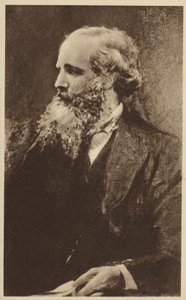 James Clerk Maxwell (1831-1879), skotsk teoretisk fysiker (litografi) af English School